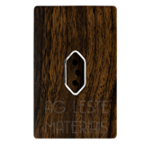 Conjunto Tomada Vertical 10A 4X2 - Novara Especiais Ebano